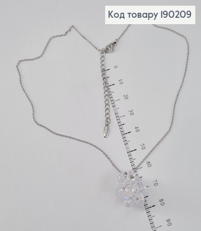 Подвеска Хрустальный камень 40+5см родированное Xuping 190209 фото