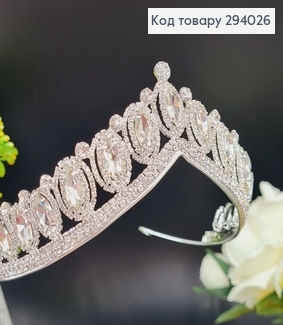 Диадема свадебная Королевска с камнями 294026 фото