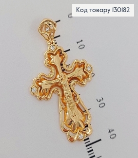 Хрестик з розп'яттям 4х2,5см   медзолото Xuping 18K 130182 фото