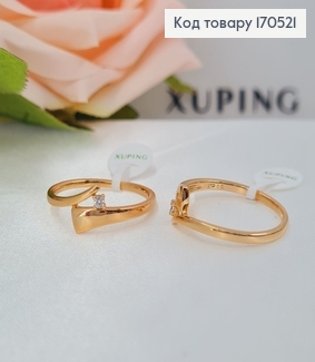 Кольцо с одним камнем Xuping 18K 170521 фото