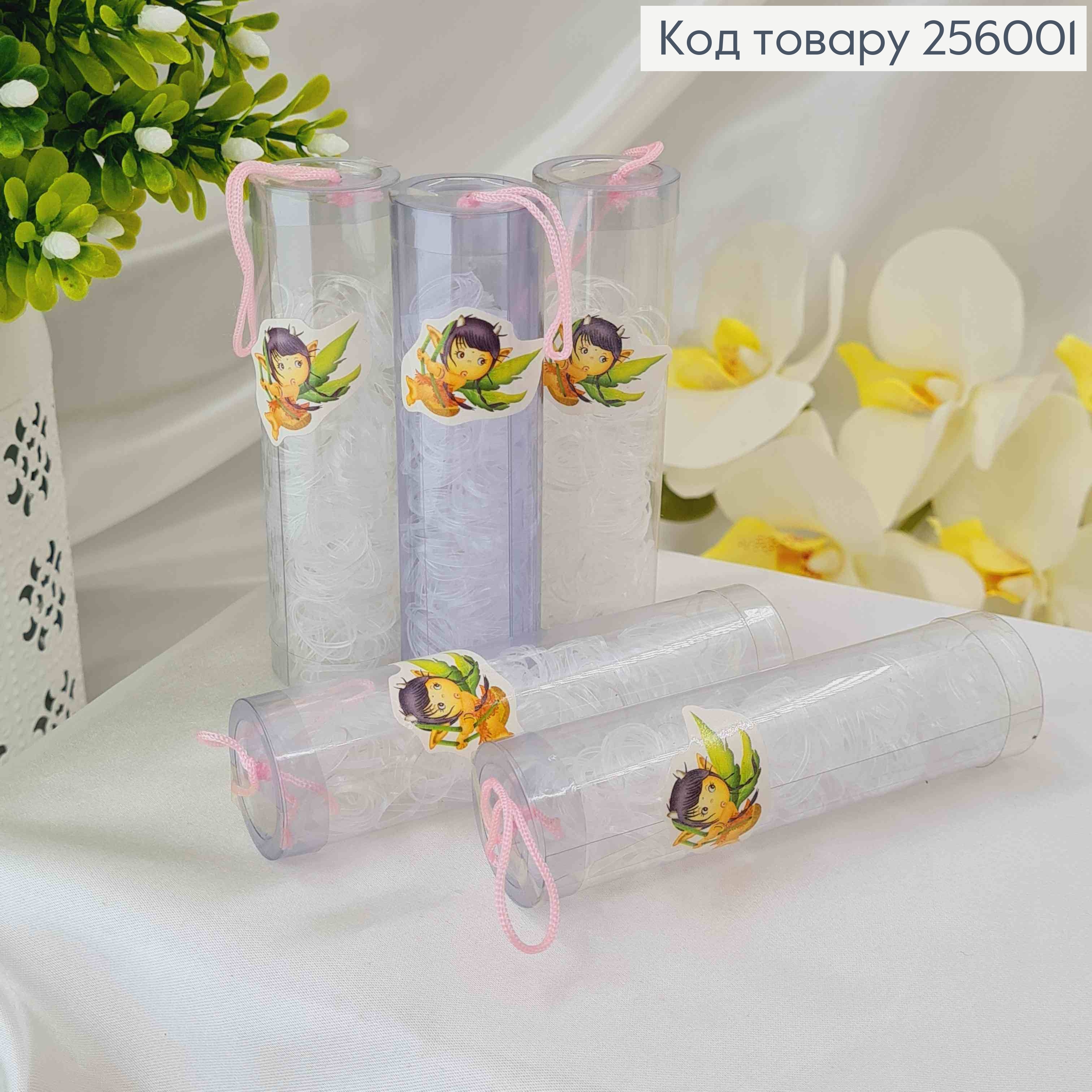 Резинка силиконовая Тропиканка прозрачная 12 туб 256001 фото 1