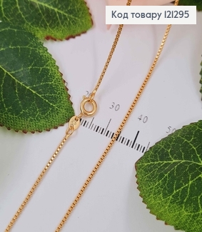 Ланцюжок, квадратний снейк , шир. 2мм, довж. 45см. Xuping 18K 121295 фото