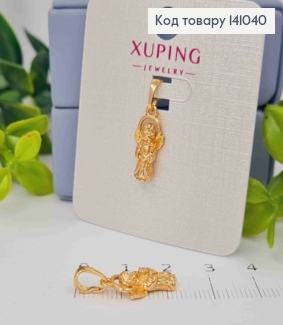 Кулон "ЯНГОЛЯТКО" з Блискучим каменем, 1,6см, Xuping 18К 141040 фото