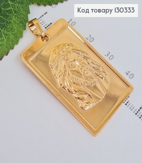 Иконка Ладанка Спаситель 4*2,5см большая  Xuping 18K 130333 фото